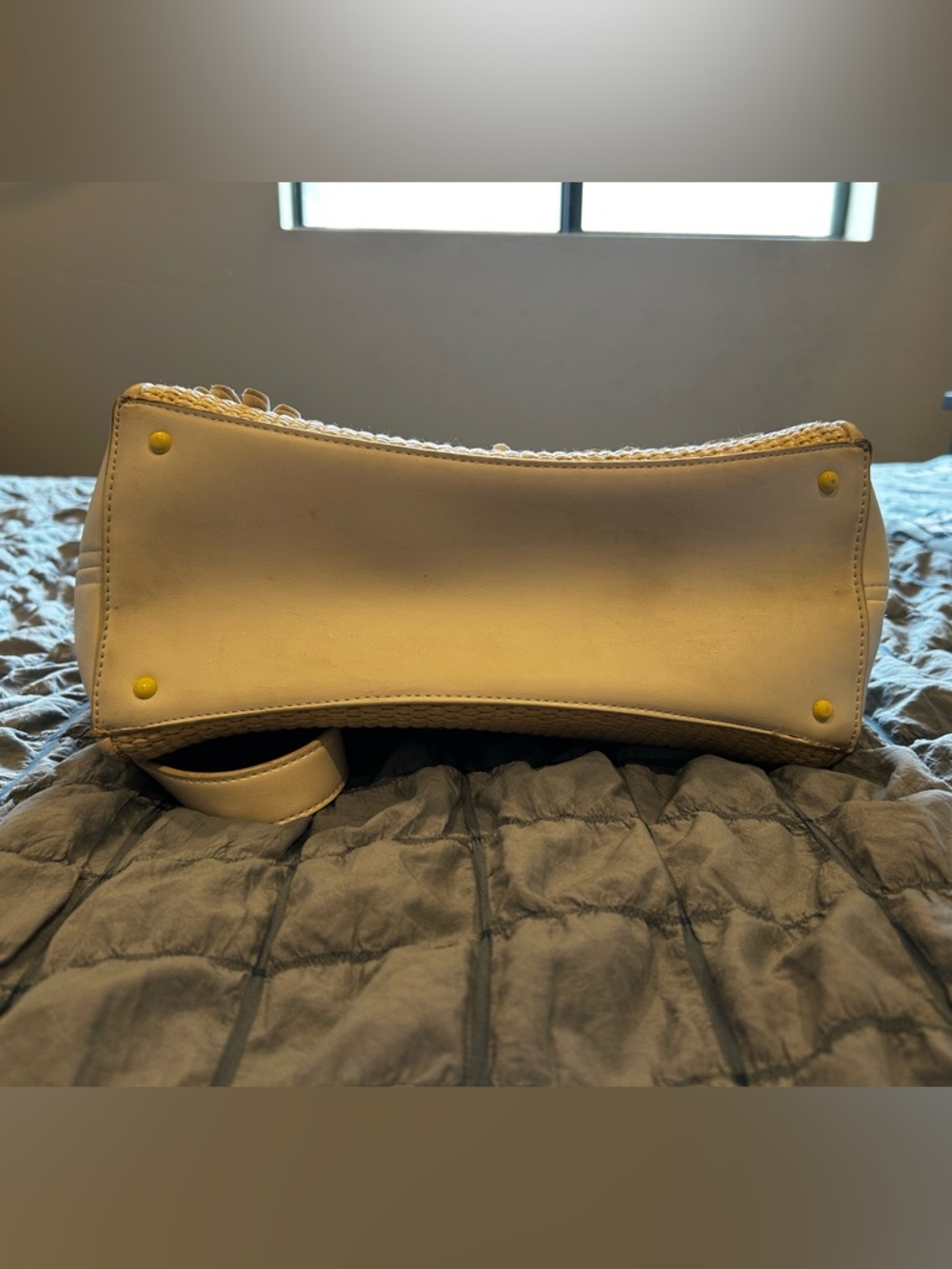 Betsey Johnson Cream and White Satchel/crossbody with Whimsical Details - Picture 5 of 15